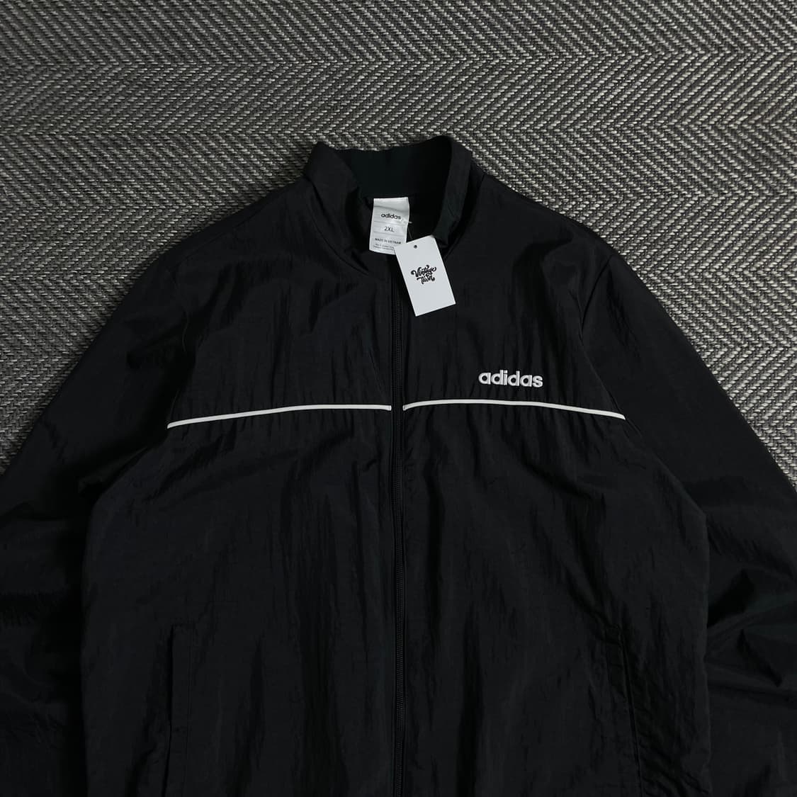 아디다스 아치로고 블랙 나일론 바람막이o 3268 상품이미지4