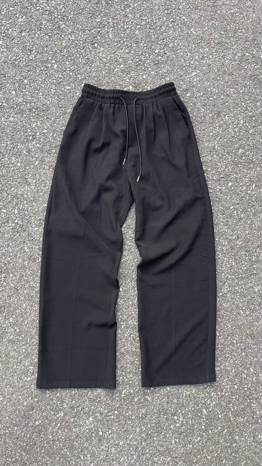 밴딩 블랙 슬랙스 S 상품이미지1