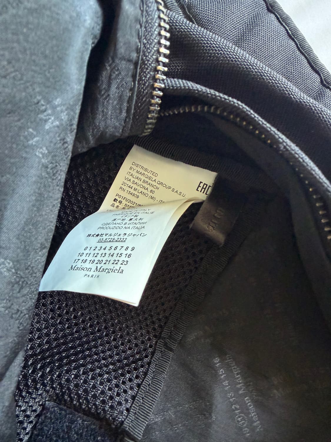 메종 마르지엘라 스테레오 백팩 가방 블랙 상품이미지6