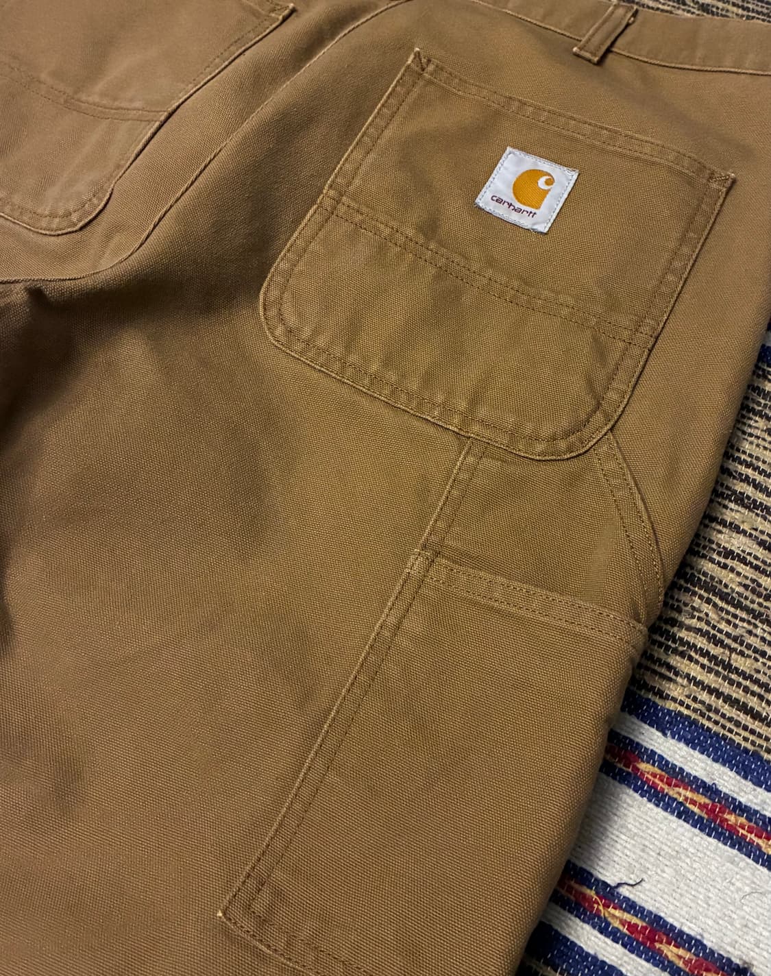 (34)칼하트 오가닉코튼 캔버스 싱글니 워크팬츠 카펜터팬츠 상품이미지6