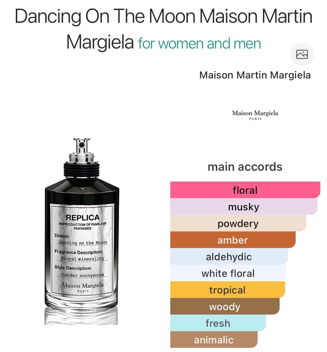 메종 마르지엘라 레플리카 댄싱온더문 향수 상품이미지3