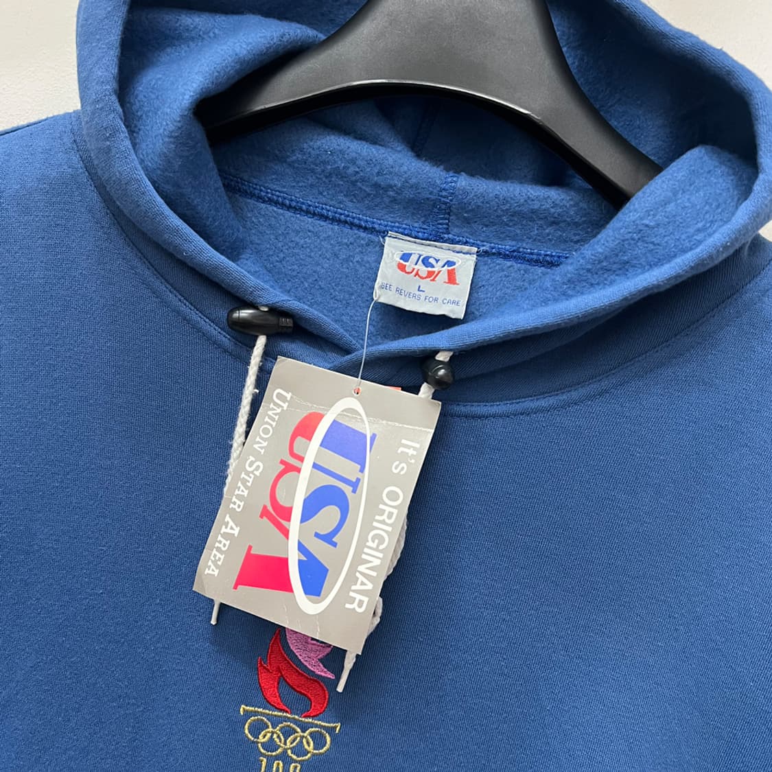 90s USA 1996 애틀랜타 올림픽 데드스탁 빈티지 후드티 L 상품이미지3