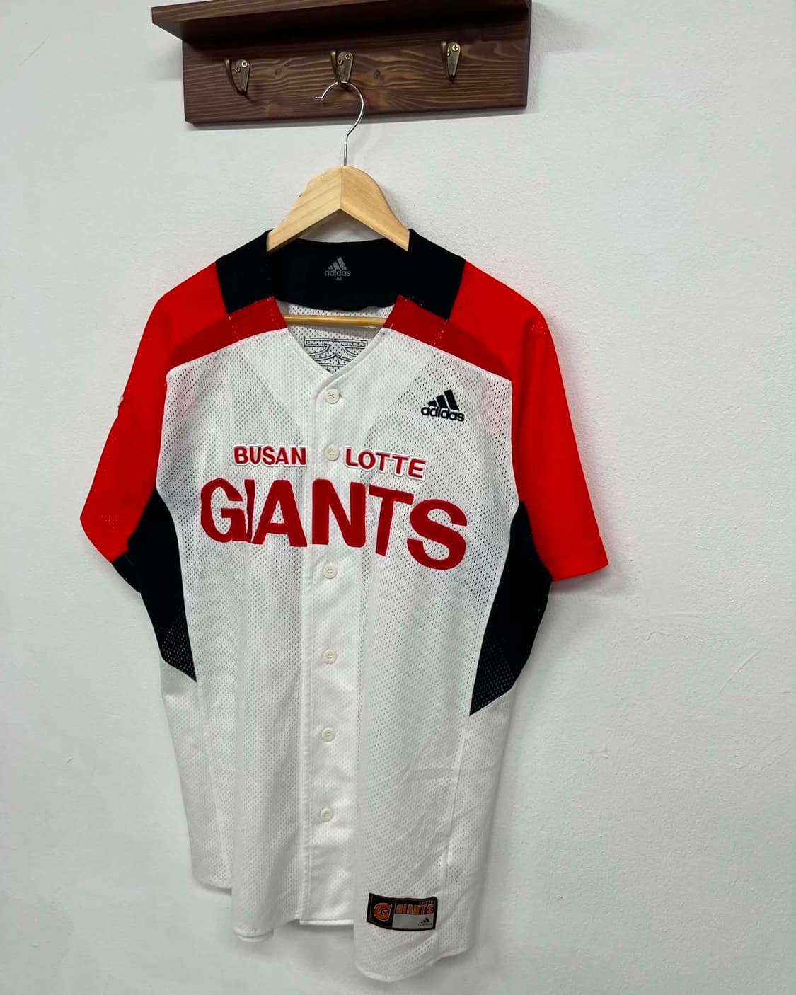 [100] KBO 아디다스 부산 롯데 자이언츠 선데이 어센틱 유니폼 반팔 상품이미지2