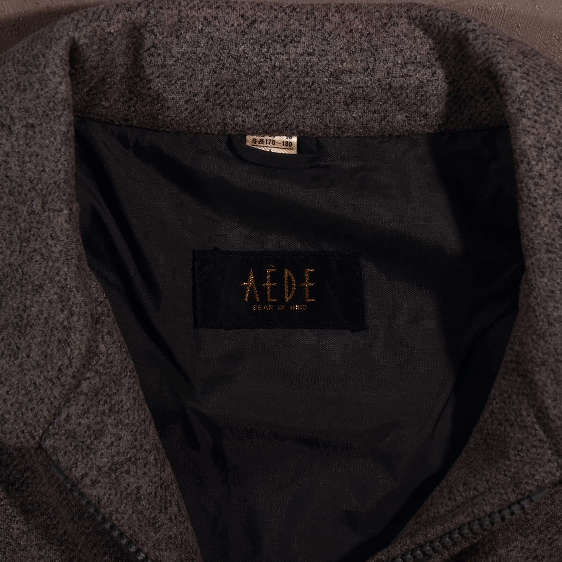 일본빈티지 울 블루종 봄버자켓 상품이미지4