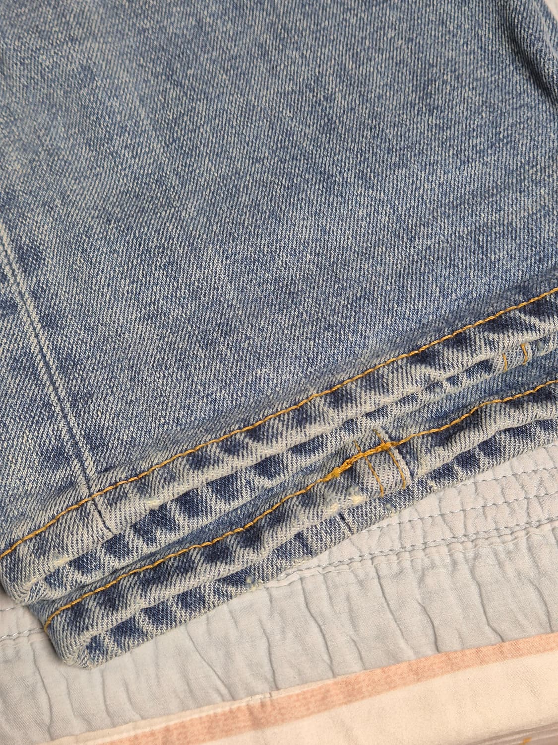 프리즘웍스 OG 셀비지 레귤러 L 연청 (30사이즈감) 상품이미지4