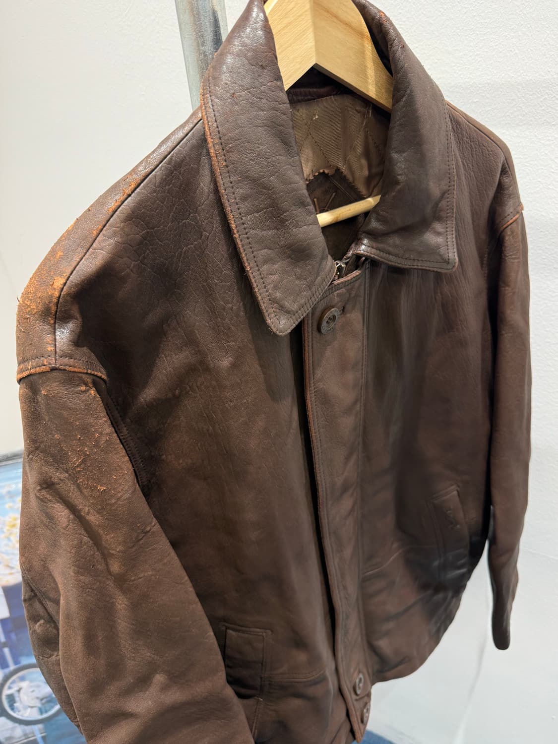 YSL 입생로랑 양가죽 자켓 상품이미지3