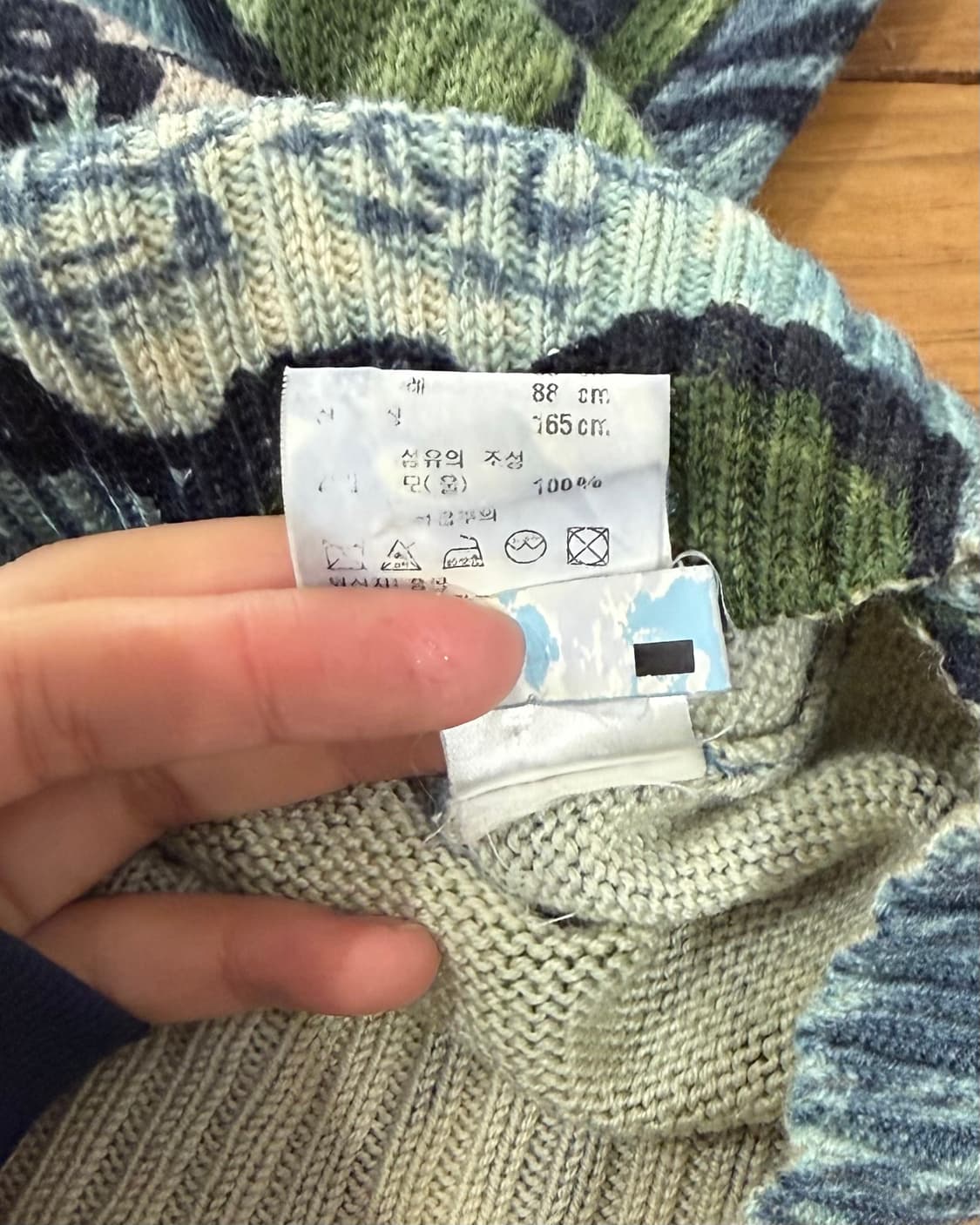 겐조 블루 플로럴 프린트 가디건 상품이미지9