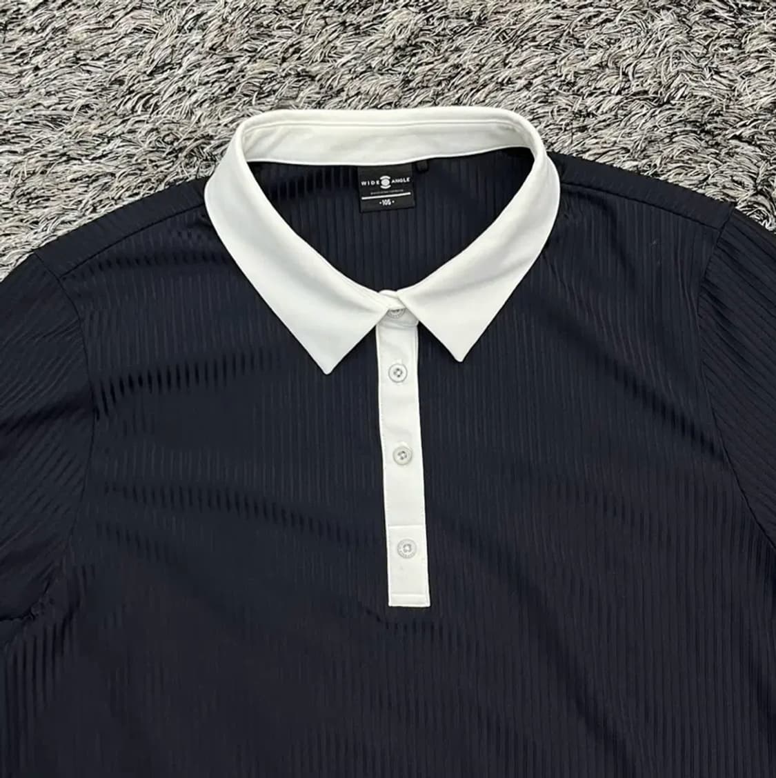 와이드앵글 여성 골프 카라 반팔 티셔츠 (105) 상품이미지2