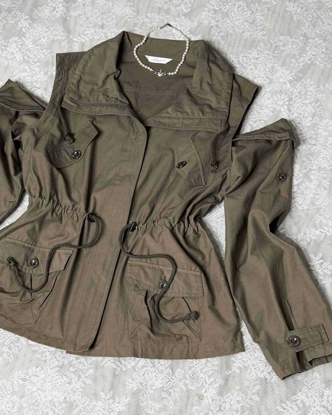 카키 투웨이 야상 자켓 상품이미지2