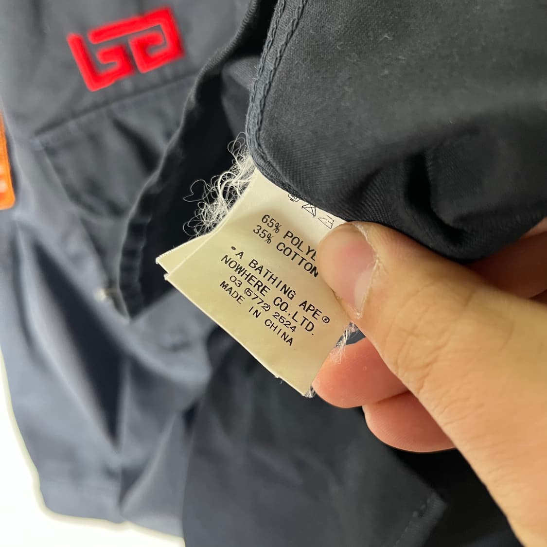 [Bape] 90's 베이프 A Bathing Ape 워크셔츠 상품이미지7