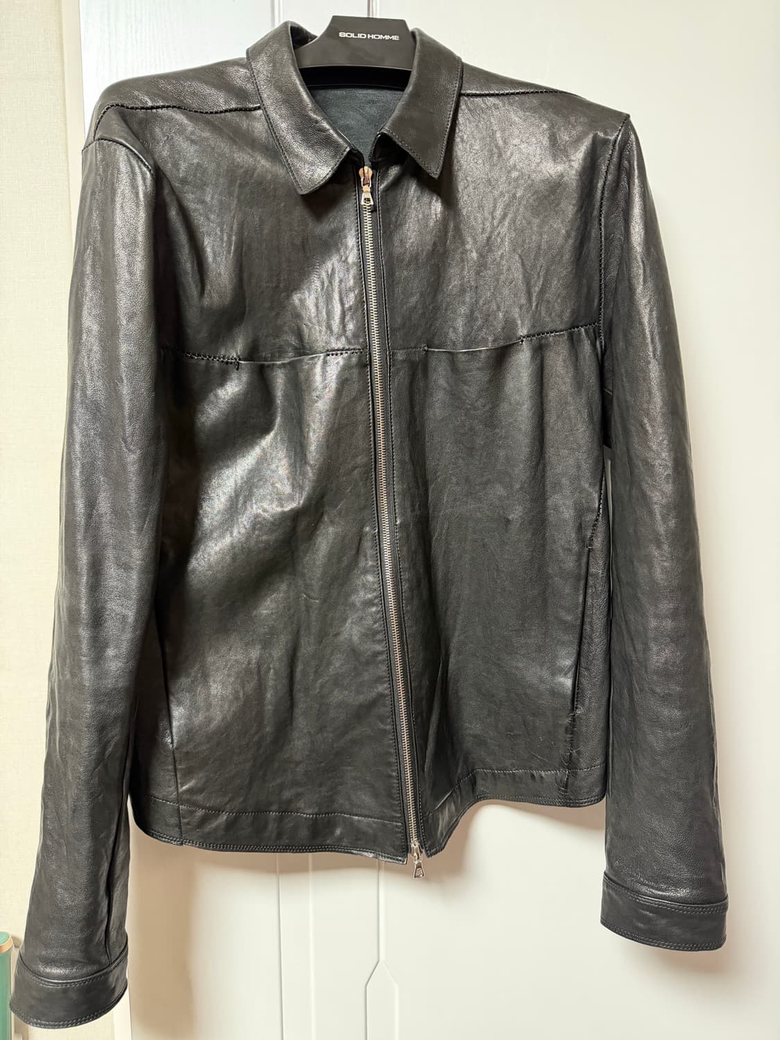 san263-1 zip leather jacket m사이즈 상품이미지4