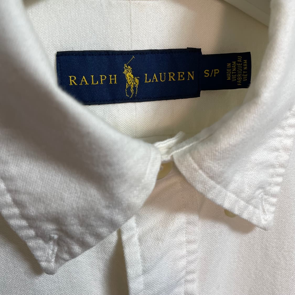 [S] 폴로 랄프로렌 화이트 코튼 셔츠 상품이미지2