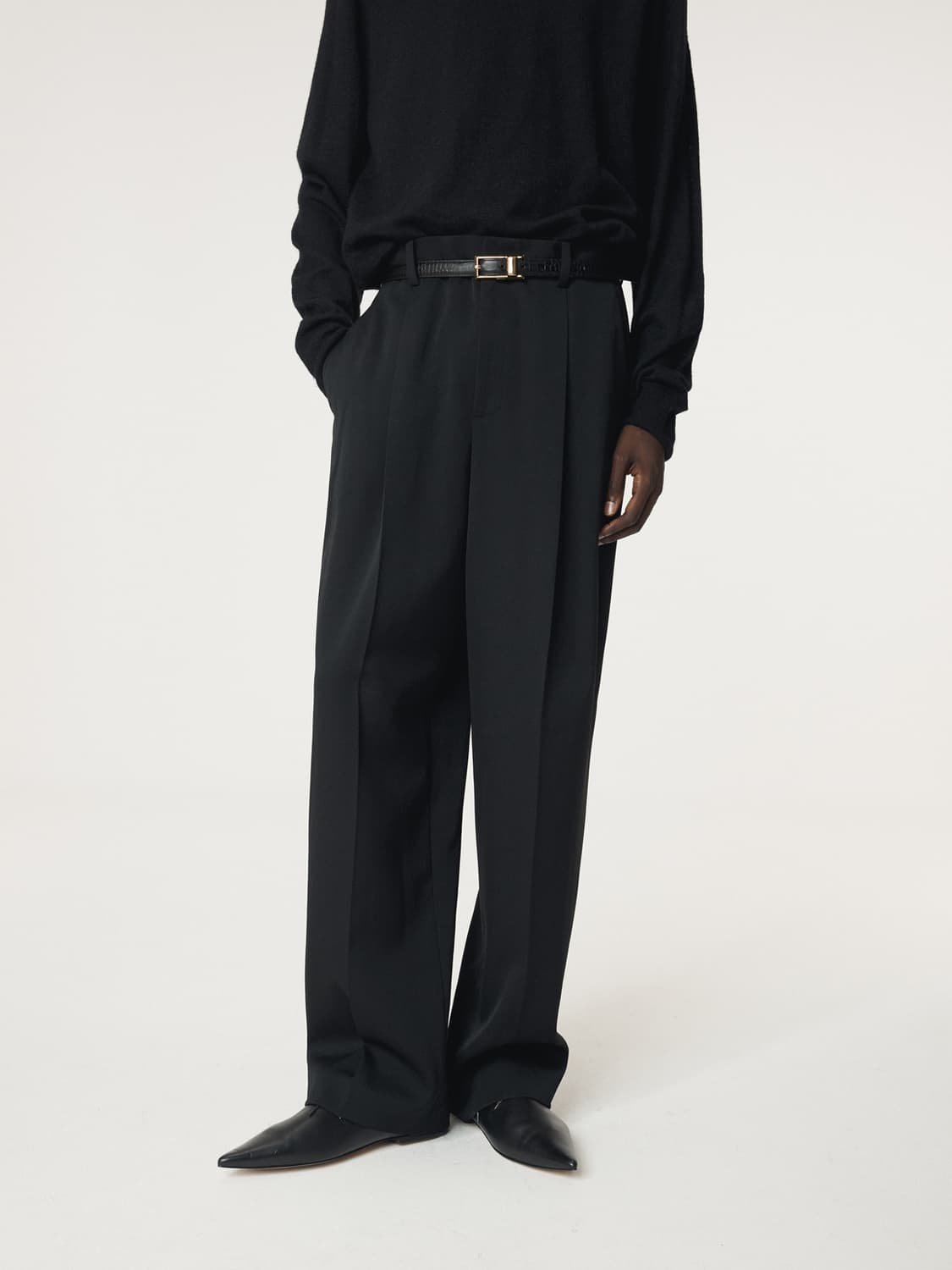 렉토 턱디테일 슬랙스M 새상품 팝니다 상품이미지1