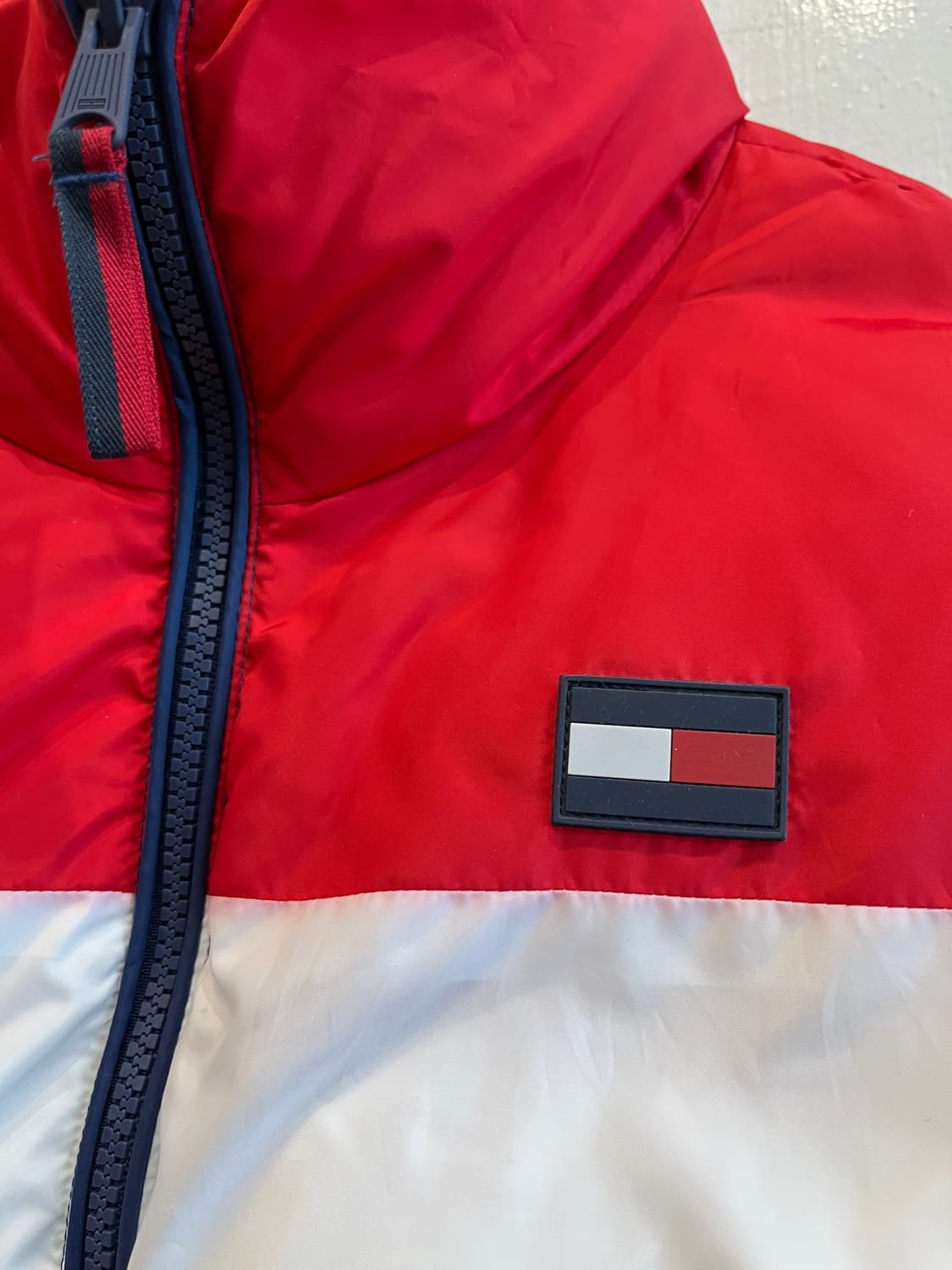 타미힐피거 컬러블럭 프리마로프트 패딩 S 상품이미지2