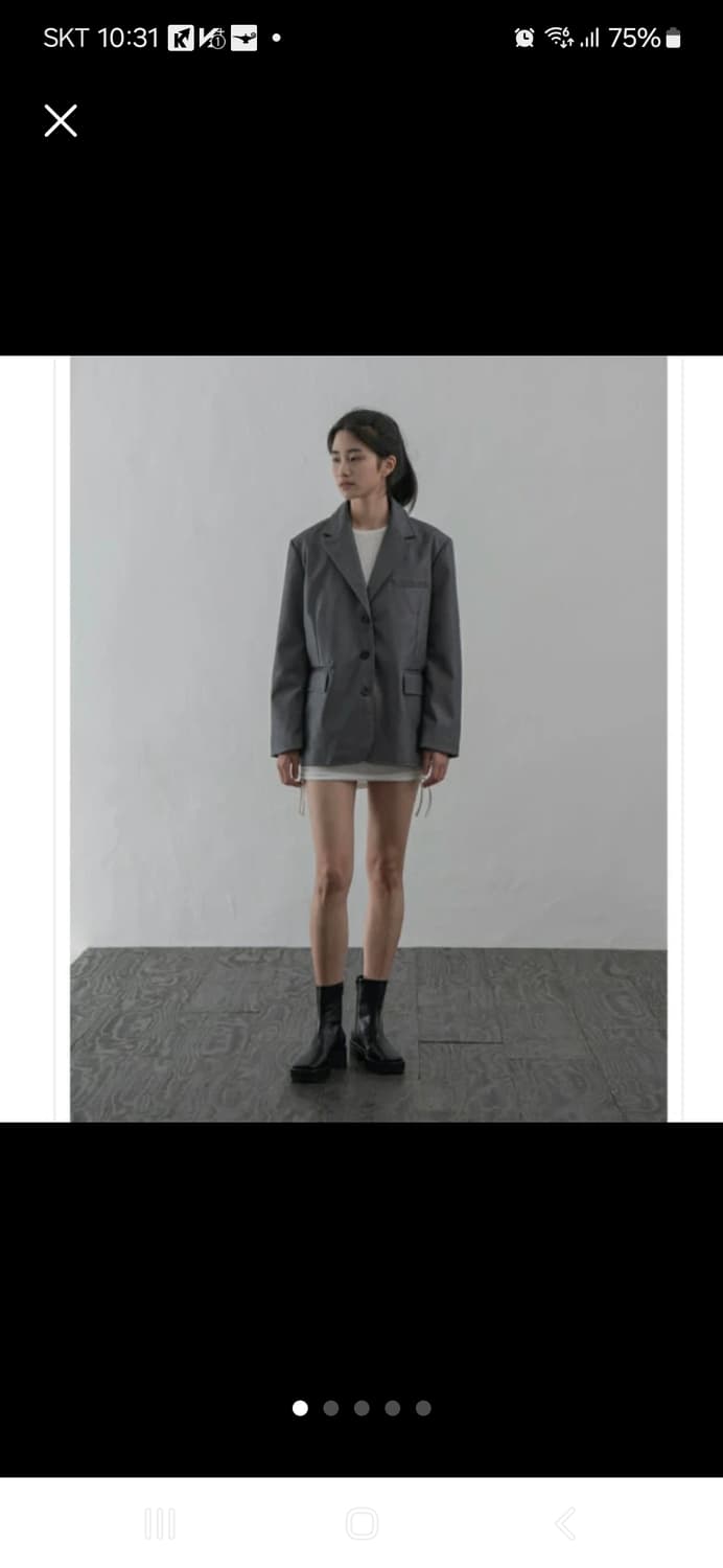 PLACE STUDIO 오버핏가죽자켓 상품이미지1