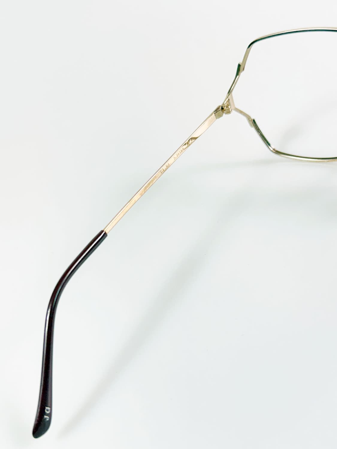 90s 서전 SJ STAR 골드톤 지오메트릭 메탈 빈티지 안경 상품이미지7