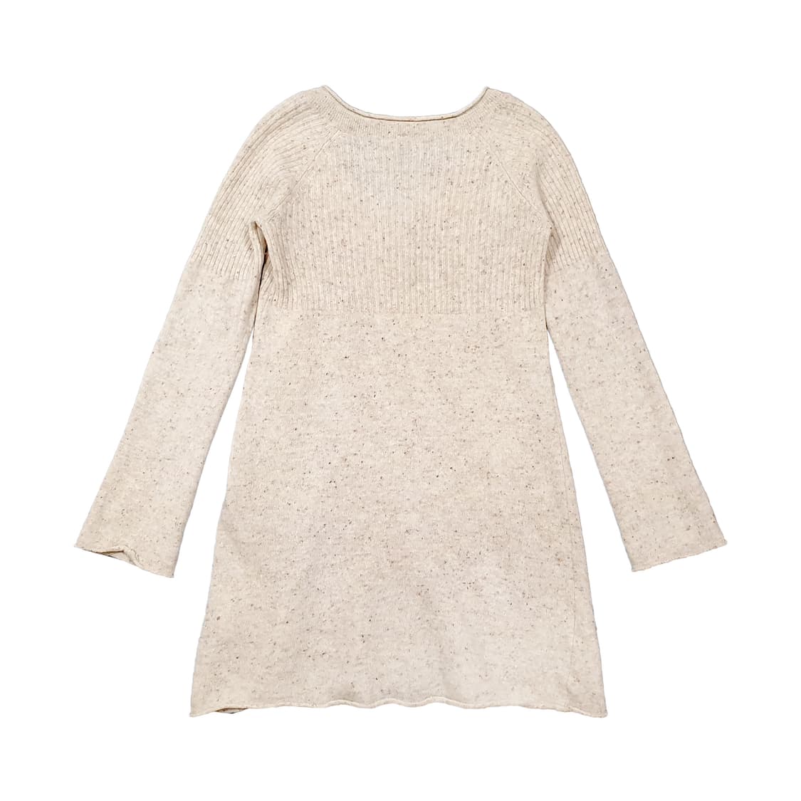 울 실크 버튼 니트 롱 탑 상품이미지2