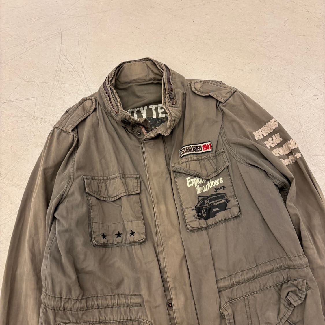 지프 어센틱 밀리터리 자켓 상품이미지2