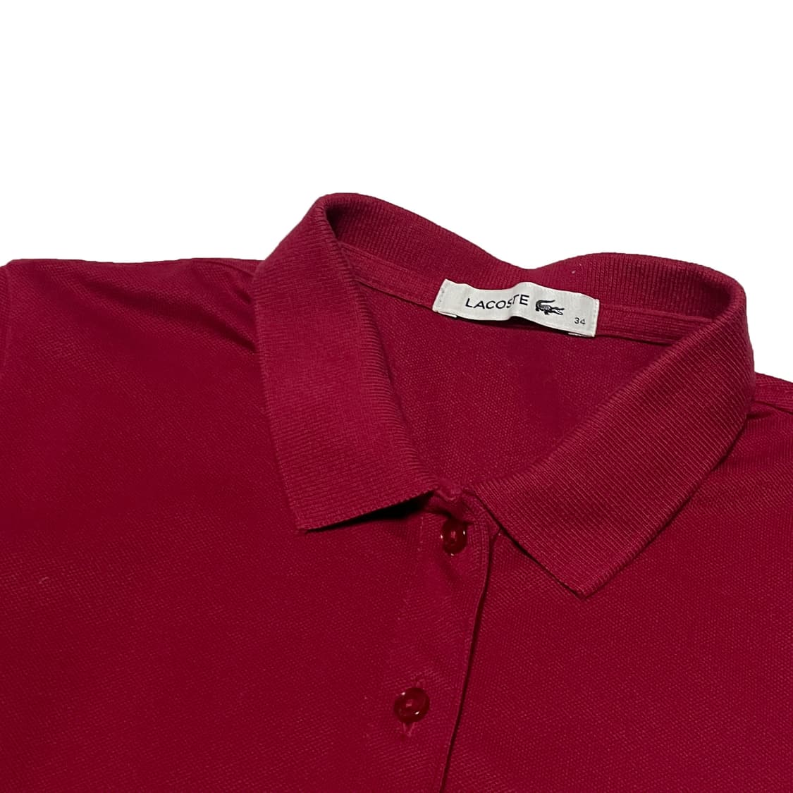 라코스테 버건디 카라 원피스 상품이미지5