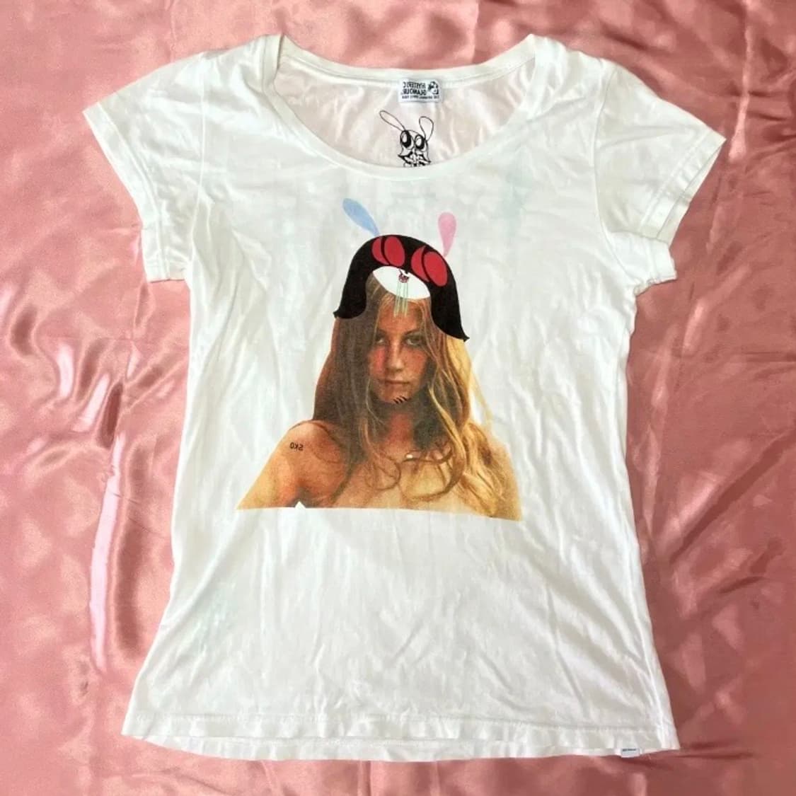 히스테릭 글래머 HYSTERIC GLAMOUR 스콜록트 걸프린팅 반팔티 상품이미지1