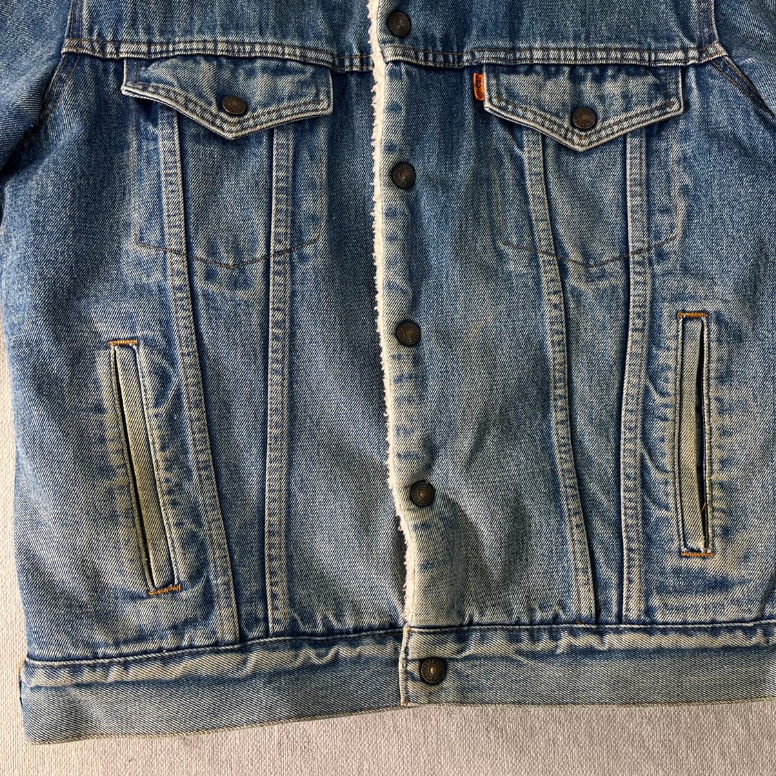 100 80s 리바이스 70608-0217 쉐르파 데님자켓  상품이미지5