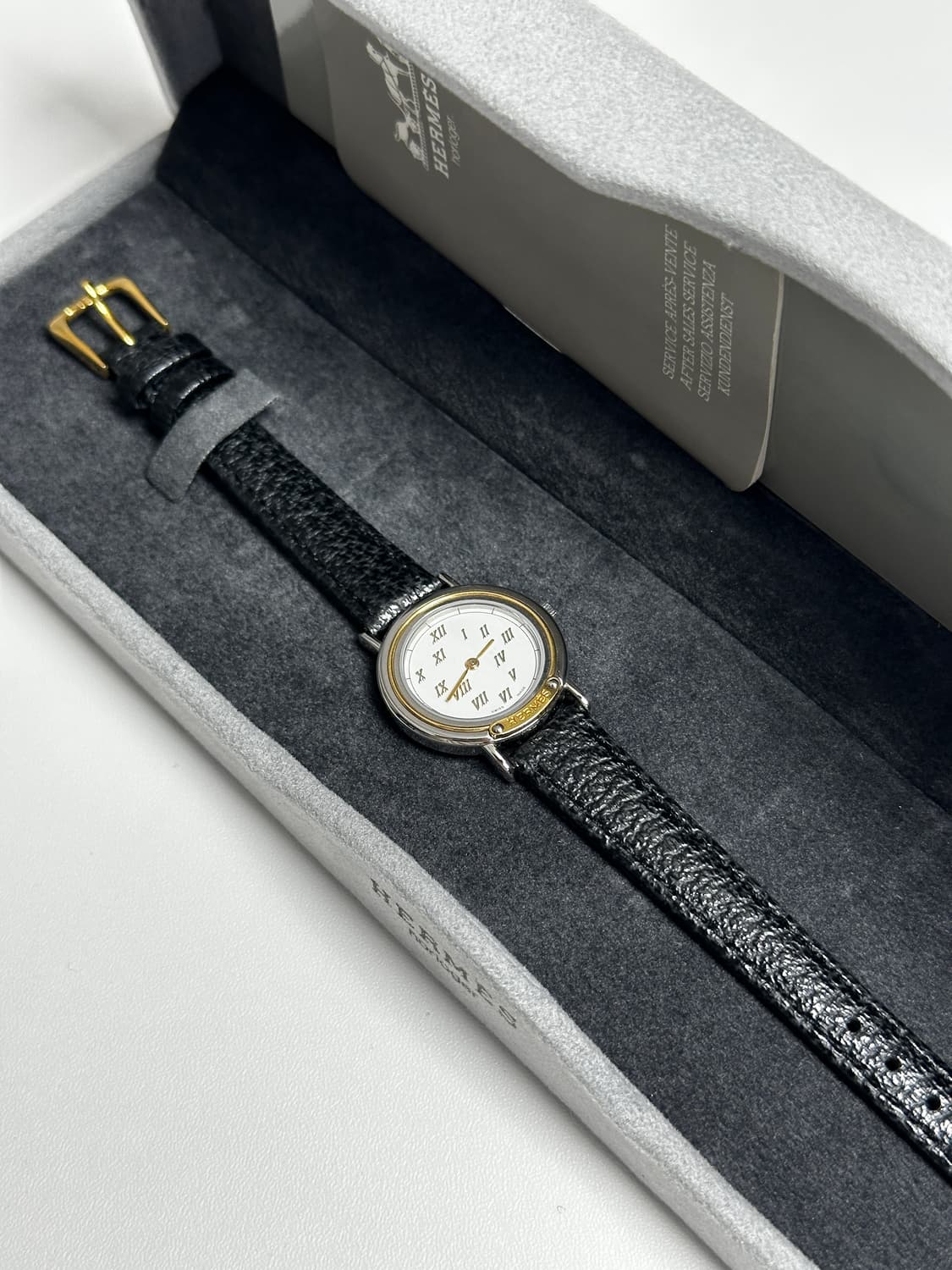 에르메스 메테오 미니 투톤 워치 – 1990s 파리지앵 클래식 상품이미지2