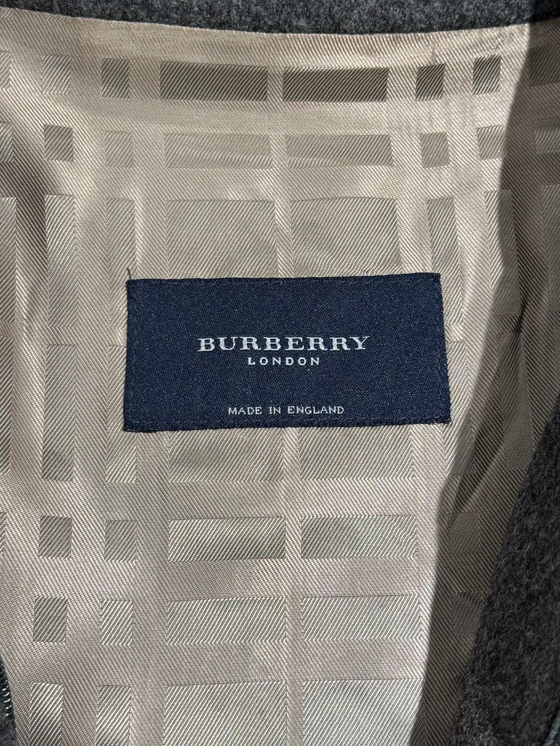 버버리 그레이 울 집업 자켓  상품이미지7