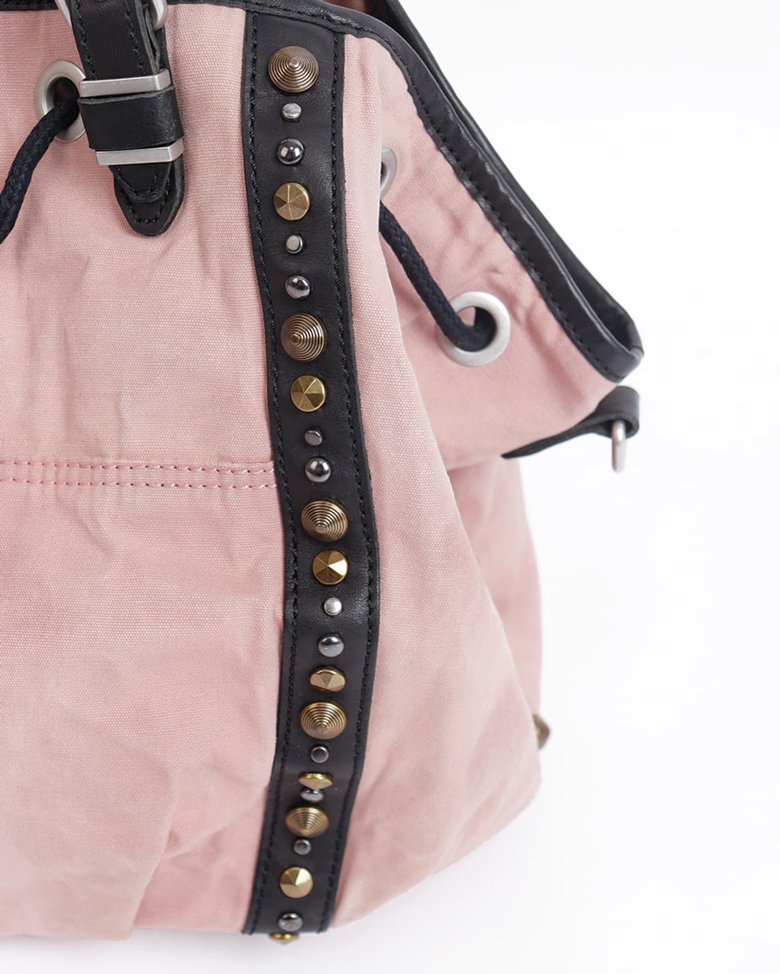 [DIESEL] 스터드 디테일 드로스트링 토트백 상품이미지6