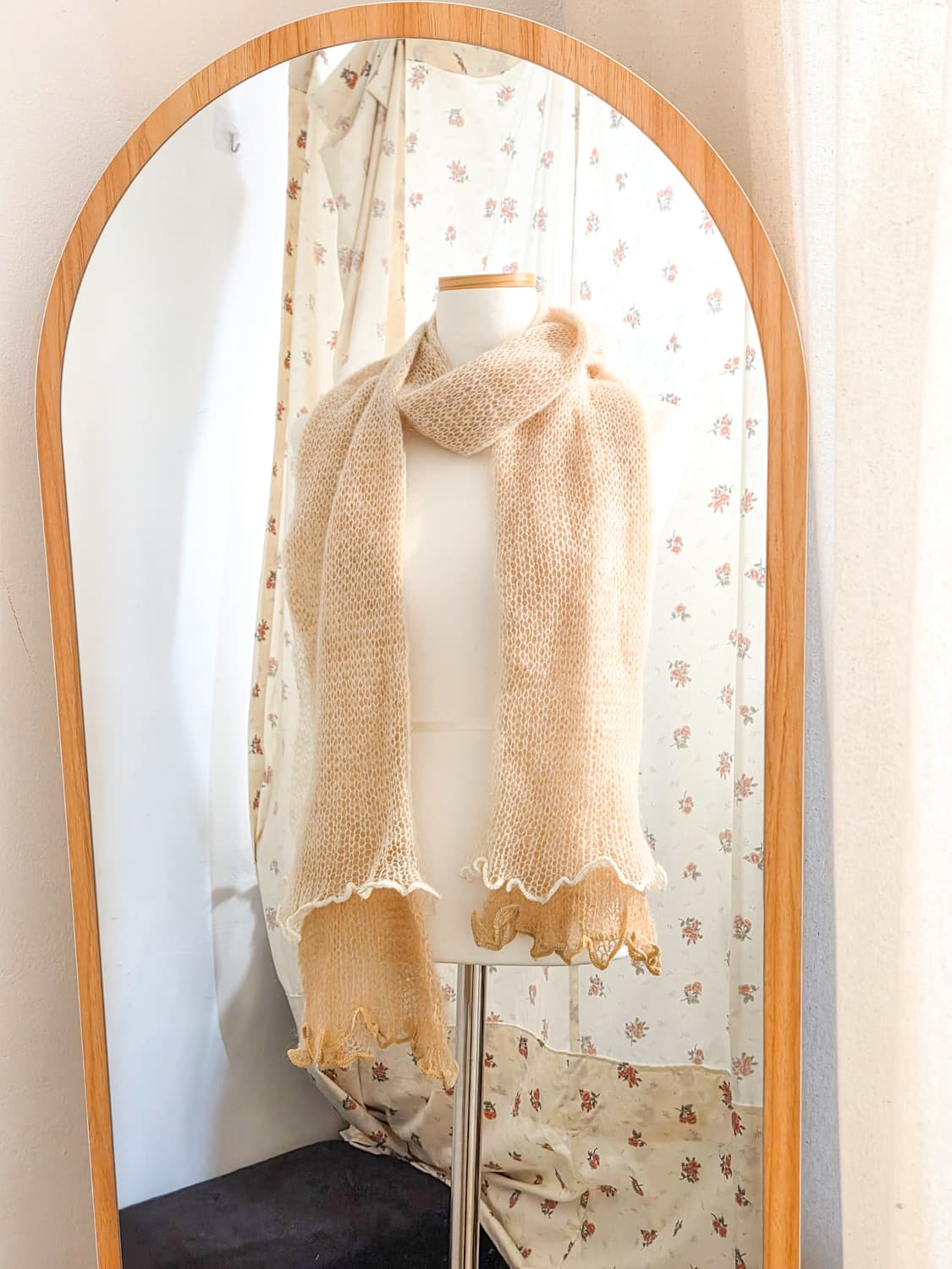 망고요거트 니트 머플러 상품이미지1