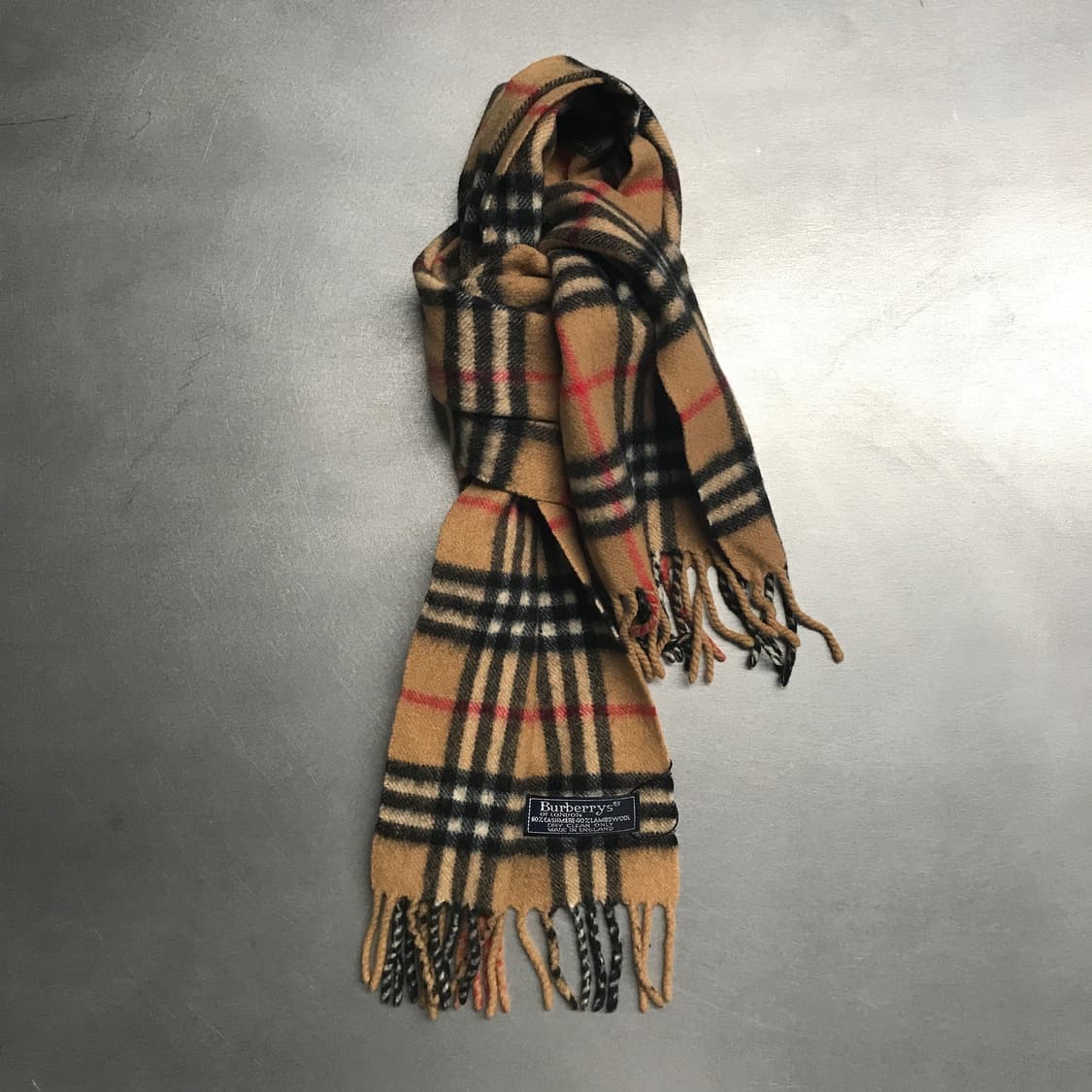 버버리 정품 캐시미어/램스울 머플러 베이지 상품이미지1