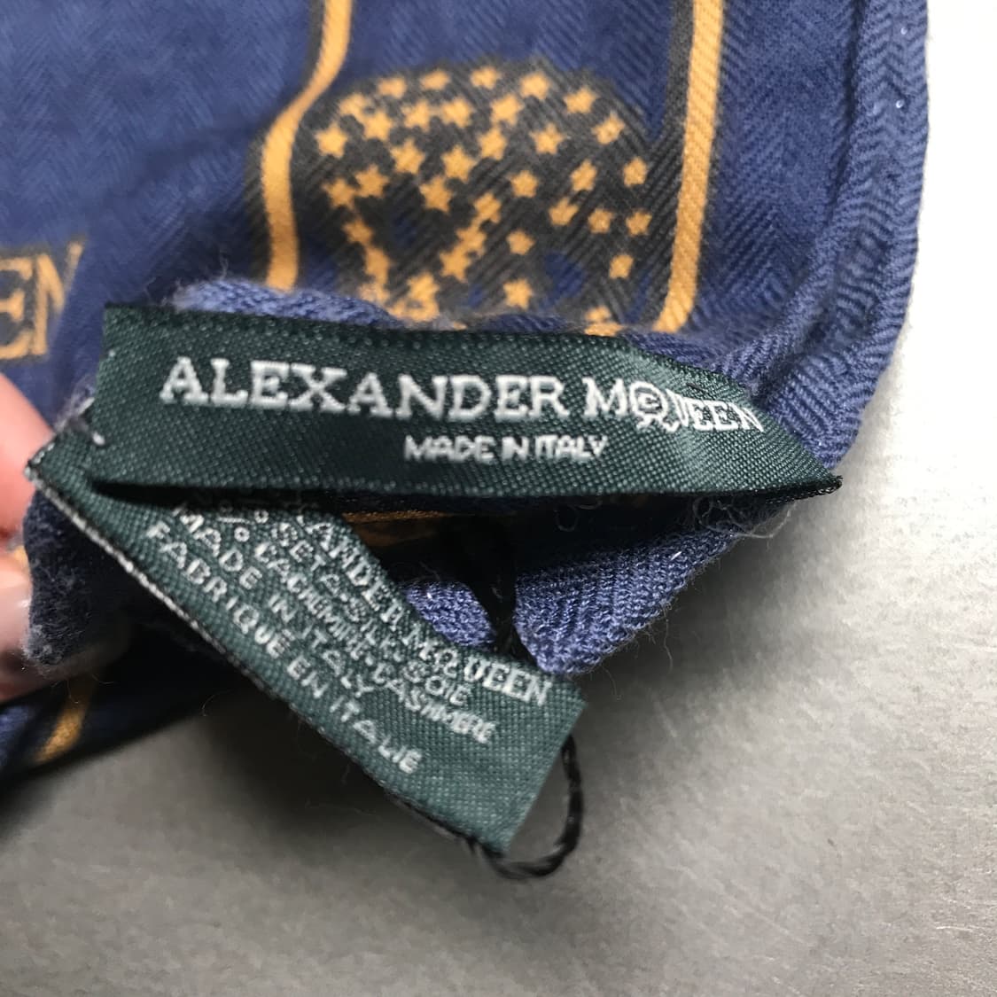 알렉산더 맥퀸 패턴 스카프 상품이미지5