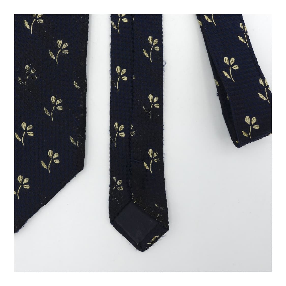 COMMEdesGARCONS 꼼데가르송 옴므 실크 자카드 프레피 넥타이 상품이미지6