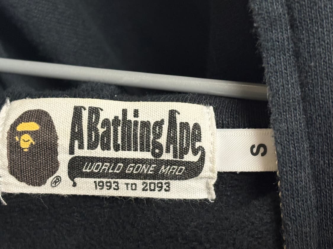 정품 Bape 베이프 투웨이 풀지퍼 후드집업 희귀후집 레이스 유니폼 상품이미지5