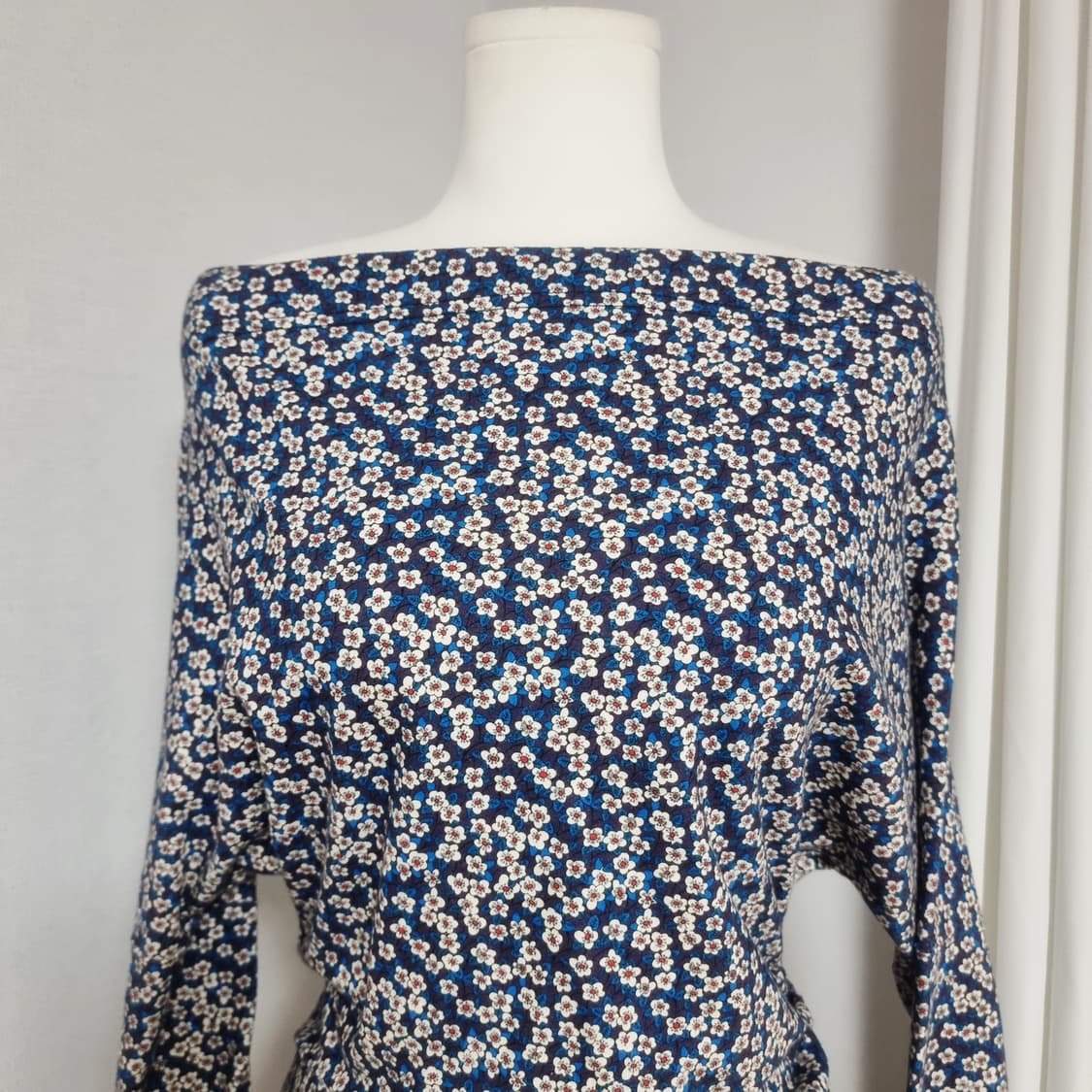 비비안웨스트우드 원피스 드레스 코튼스판 셔링 (55/표기M) 택달린새상품 상품이미지5