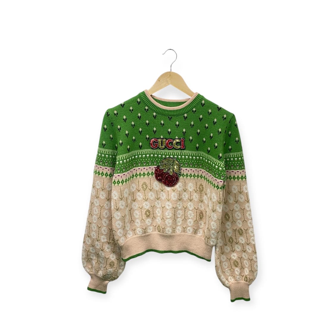  앵두 스팽글 비즈 여성 니트 M  상품이미지1