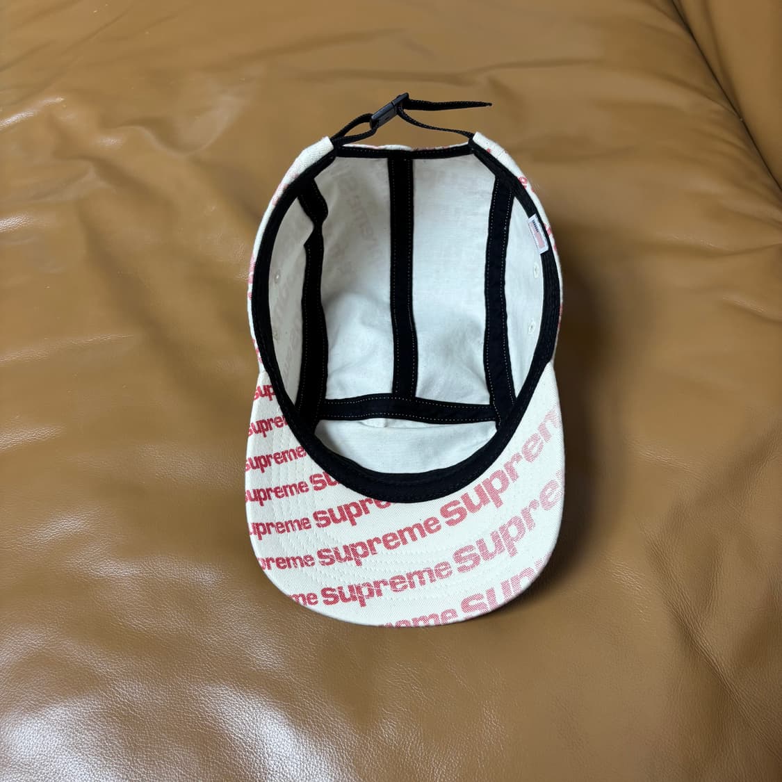 Supreme 슈프림 캠프캡 모자 Radial Washed Natural 상품이미지6