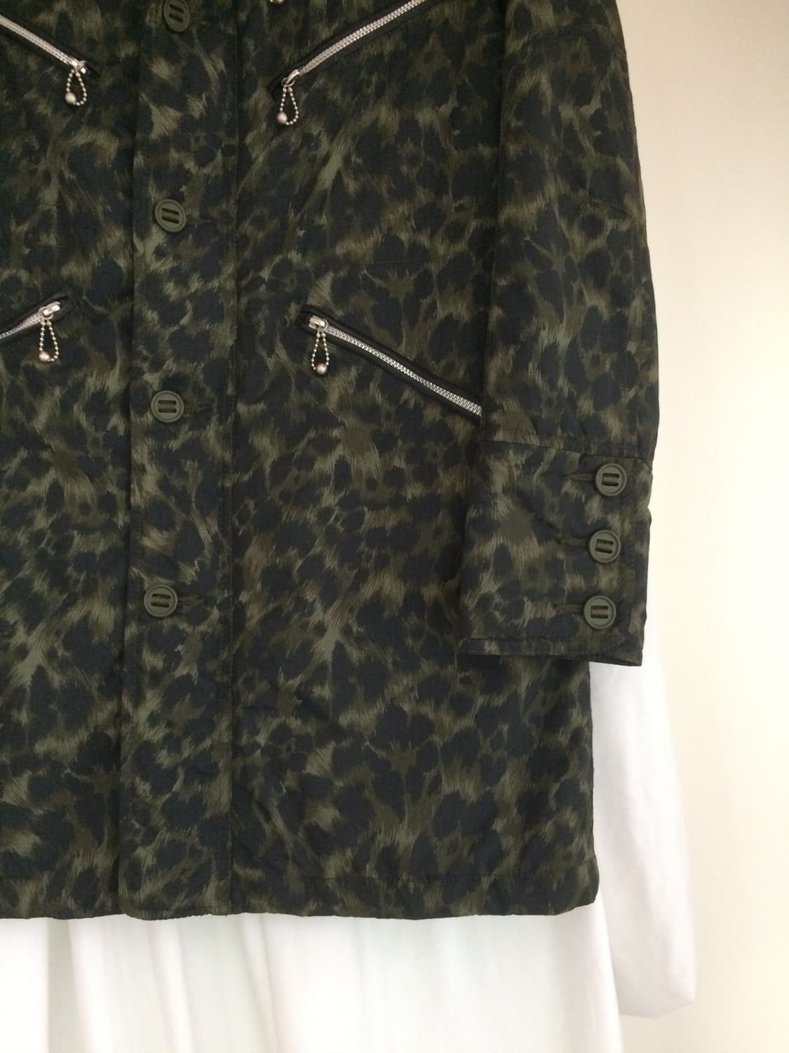 히스테릭 글래머 프리마 로프트 레오파드 히스걸 경량 패딩 후드 자켓 상품이미지5