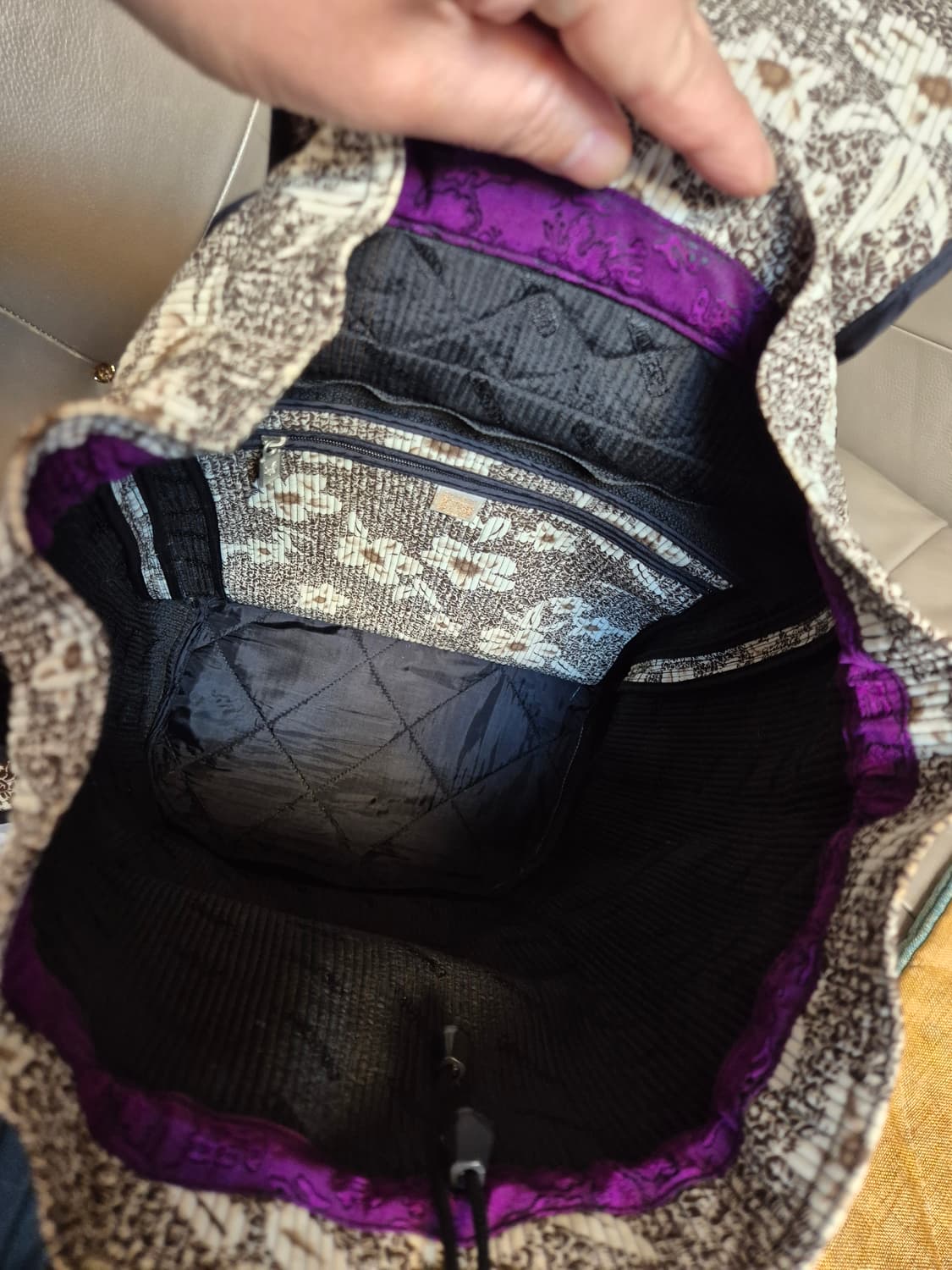 통영 누비 특산품 백팩 여자 새상품급 상품이미지6