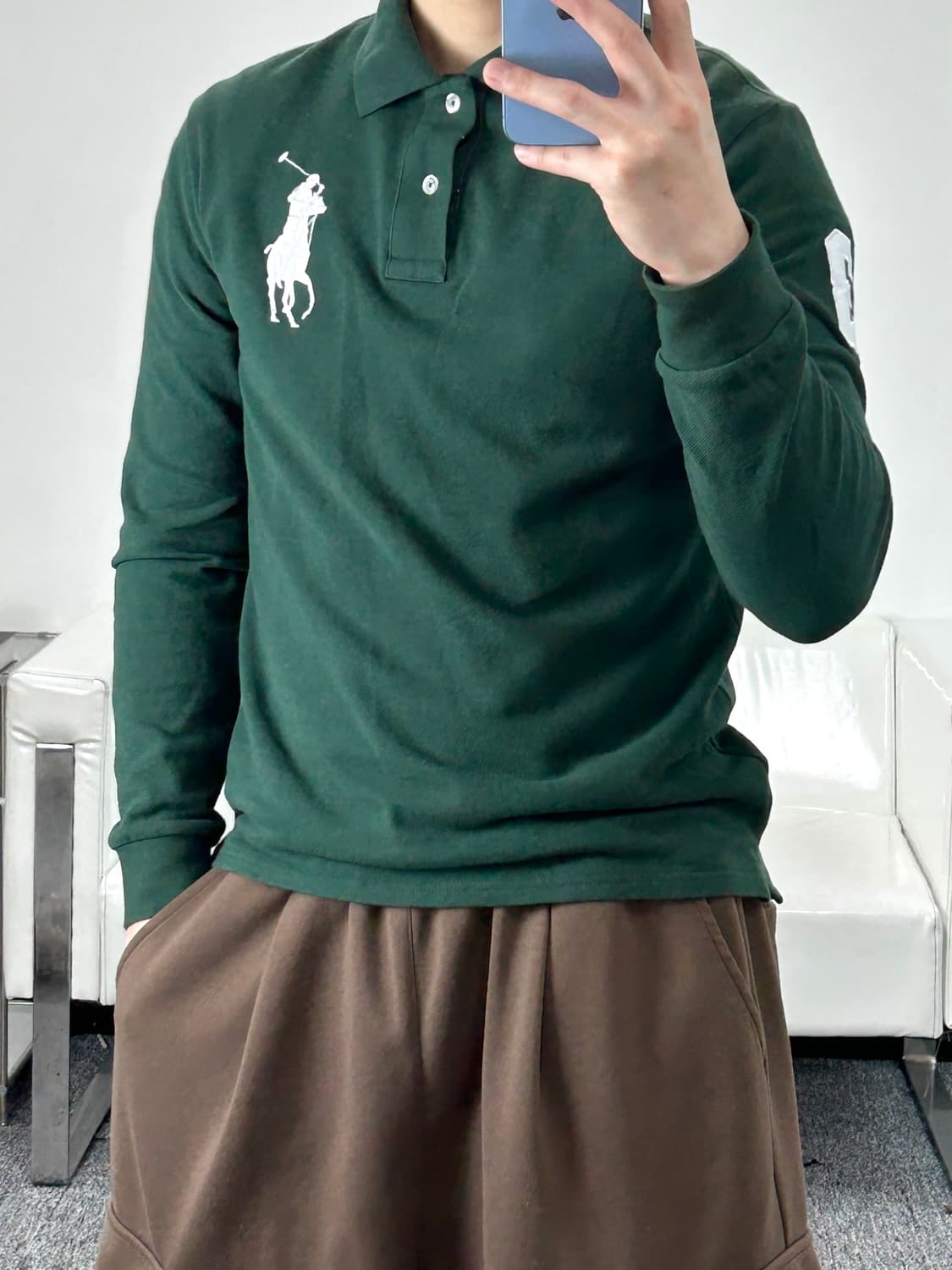 폴로 랄프로렌 빅포니 카라 롱슬리브 L 상품이미지7