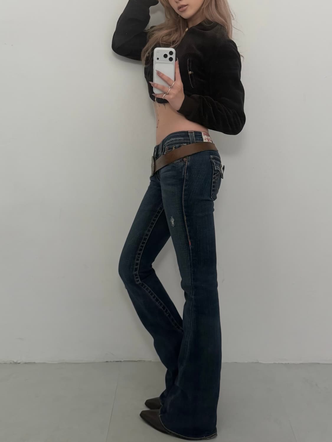 TRUE RELIGION 진청 워싱 부츠컷  상품이미지1