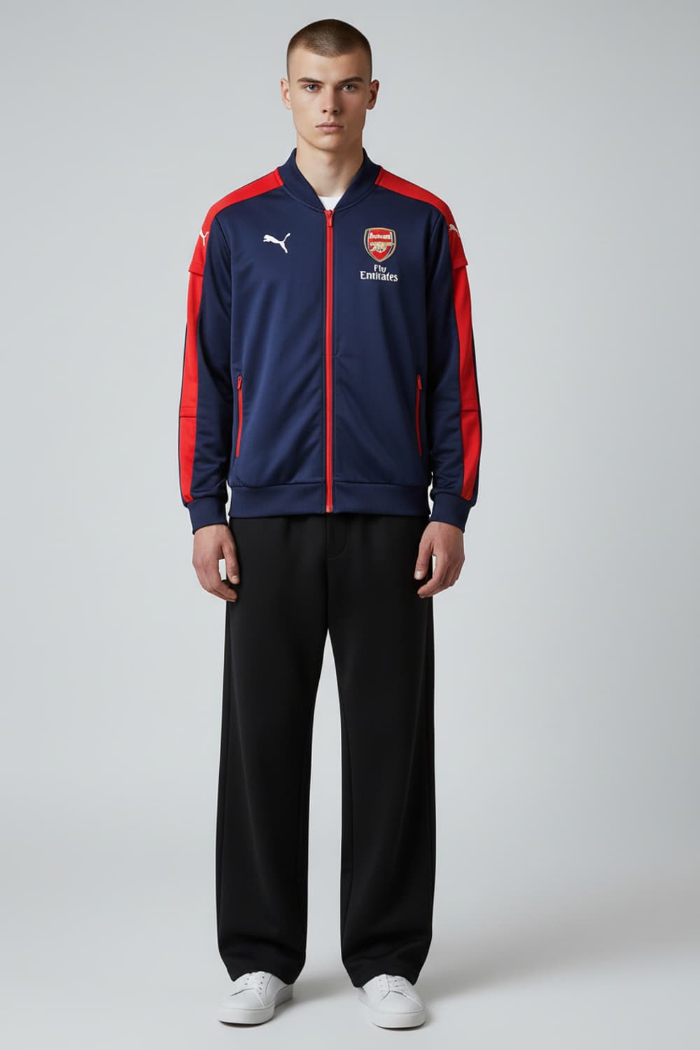 [100] 푸마 네이비&레드 아스날 16-18 져지 상품이미지3