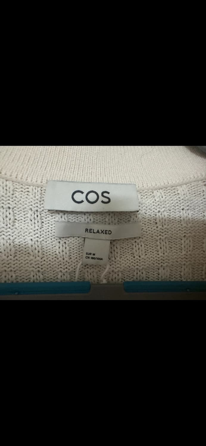 코스 텍스처 니트 가디건 m 크림색 상품이미지4