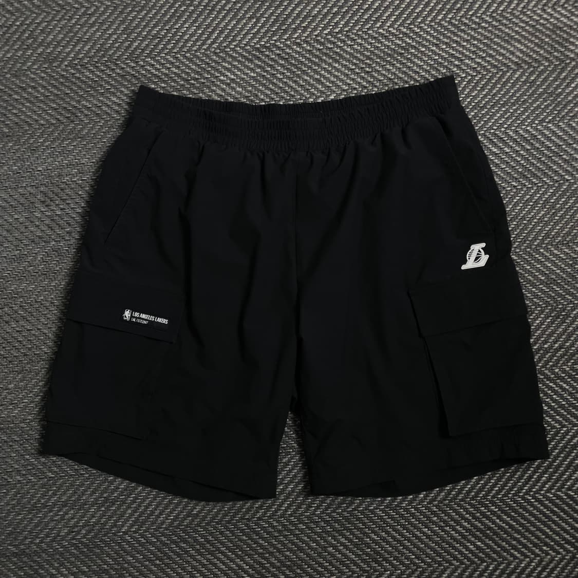 NBA LA LAKERS 카고 유틸리티 컴포터블 쇼츠 블랙y 4769 상품이미지2