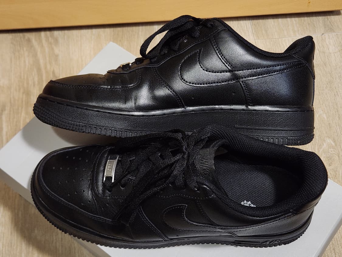 나이키 에어포스 블랙(올검포스) 265 상품이미지2