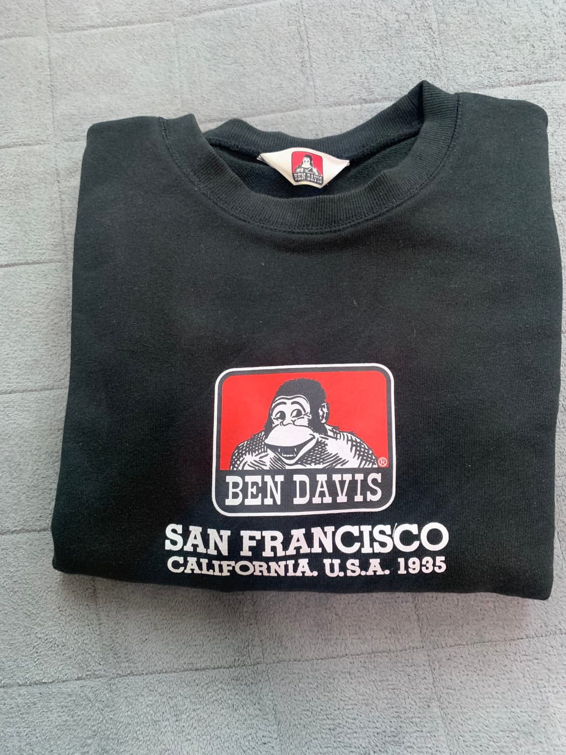 벤 데이비스 검정 맨투맨 L 상품이미지5