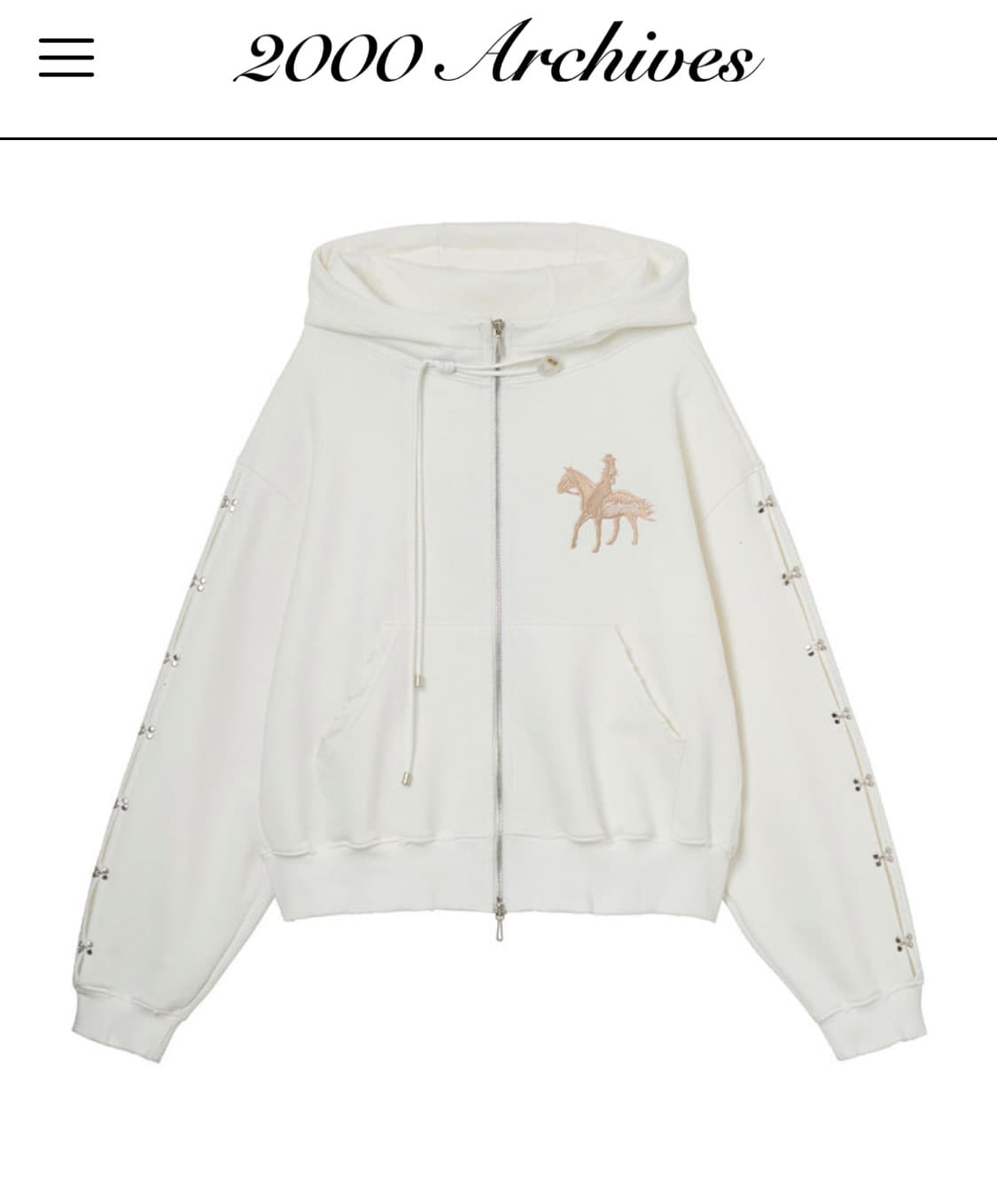 2000아카이브스 말 후드집업 구해요! 상품이미지1