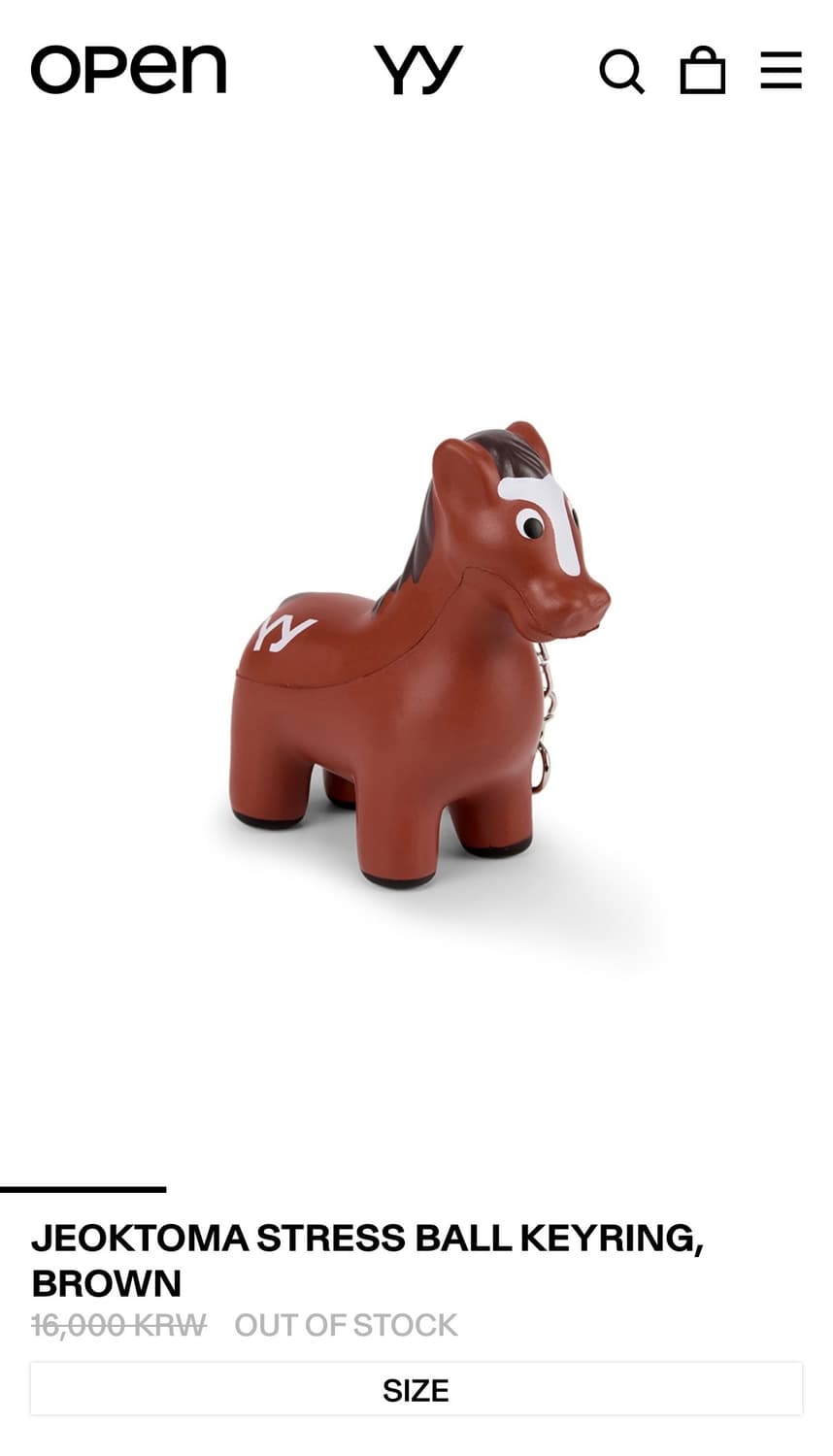 (새상품) 오픈와이와이 적토마 키링 상품이미지1