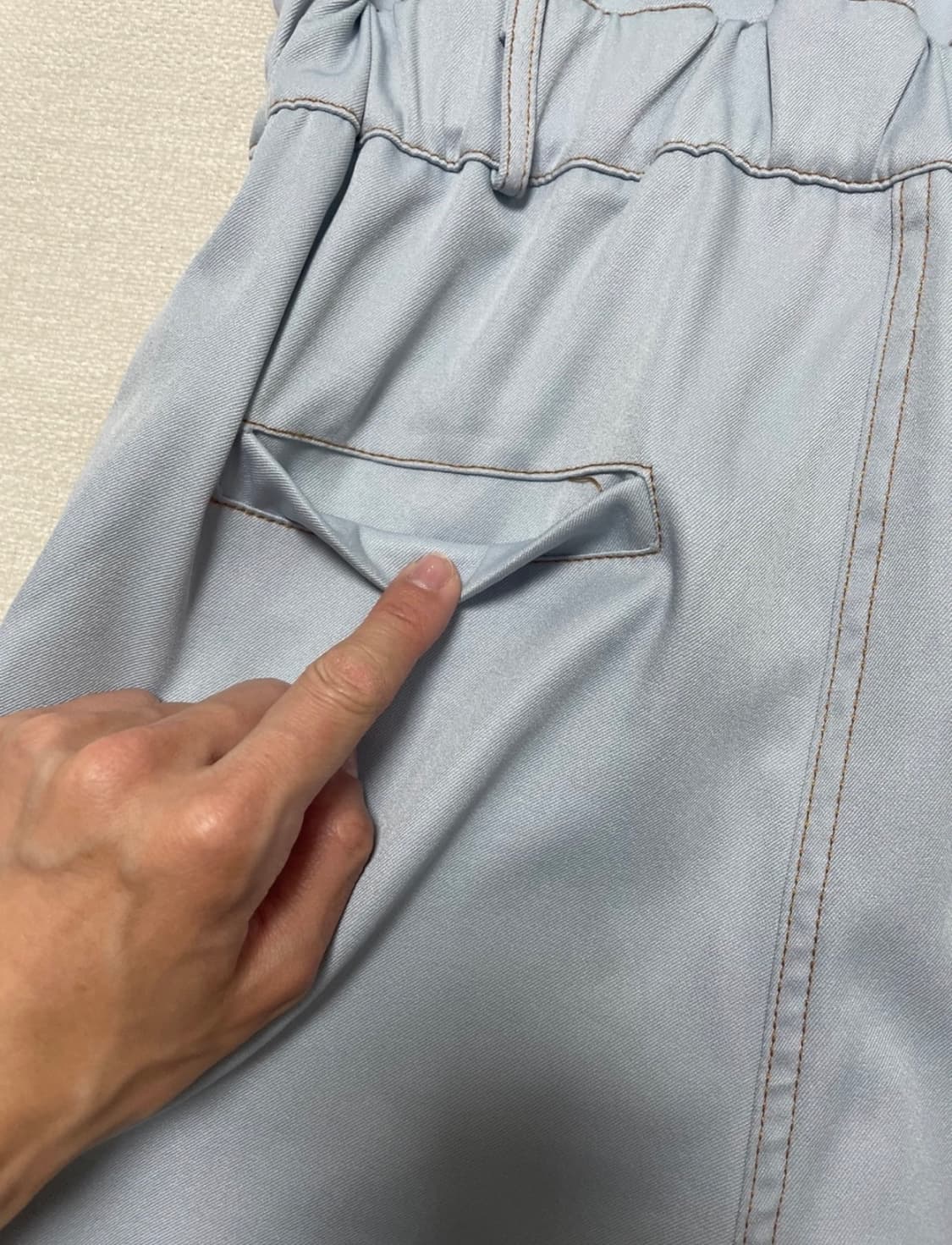 [새제품] 스카이블루 점프수트 free 상품이미지7