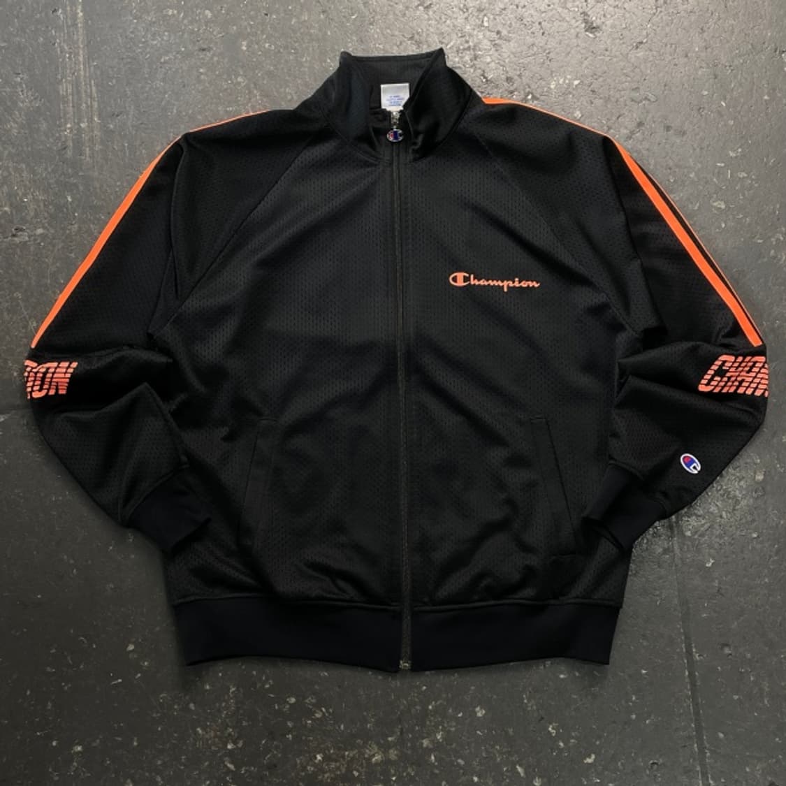 100 챔피언 올드스쿨 오렌지 져지  상품이미지1