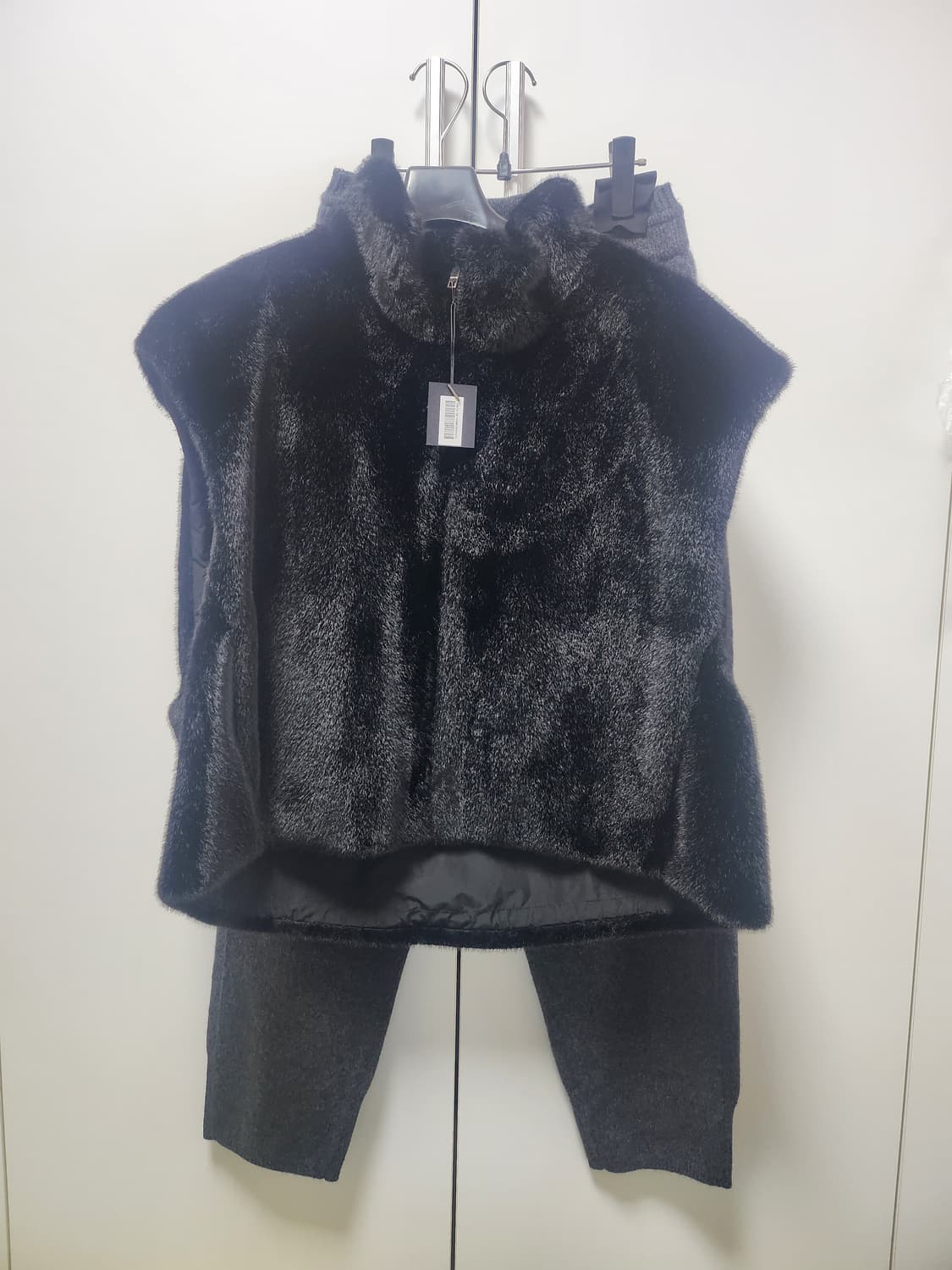 시스템인조퍼베스트+니트조거팬츠  상품이미지3